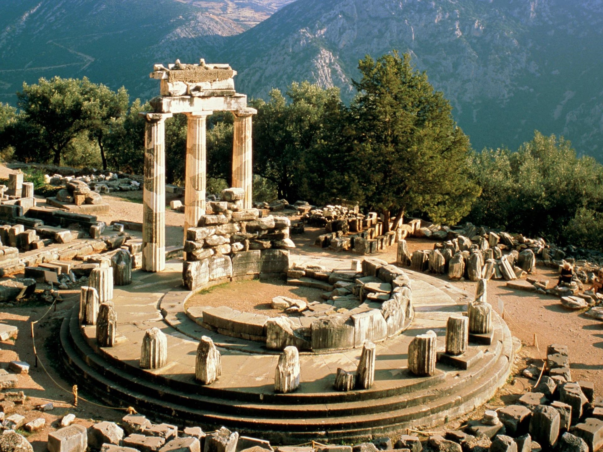 Delphi, Greece: the ancient sanctuary of Apollo